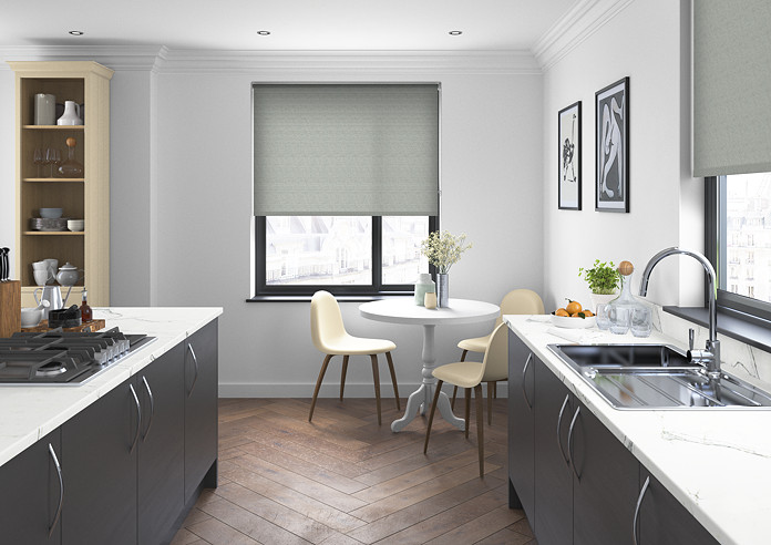 Plush (Blackout), Castle Grey - Twist&Fit Roller Blind - Image 8
